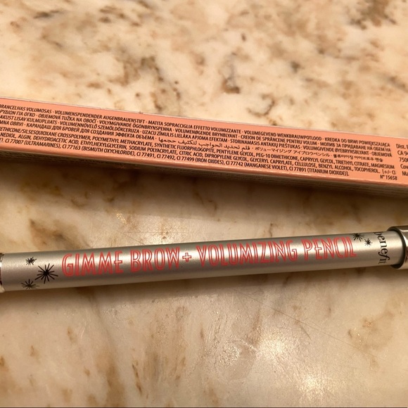 NEW Benefit Gimme Brow Volumizing Brow Pencil in Warm Golden Blonde - Picture 4 of 4